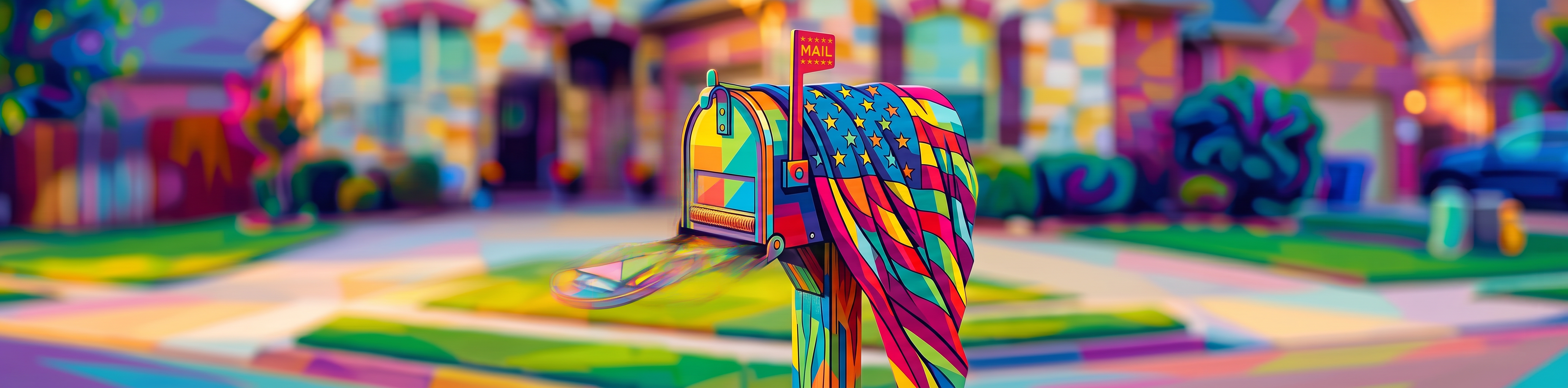 Firefly_Gemini Flash_Can you apply the same artistic style of the mailbox to the background, but keep the  833340.png